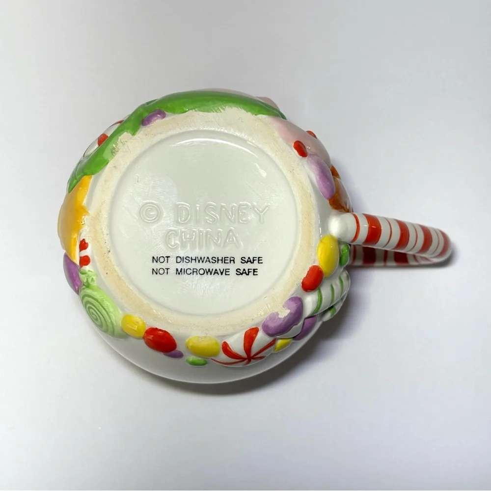 Winnie the Pooh Christmas Candyland Coffee Mug Set of 4 Ceramic Collectible - Picture 10 of 13